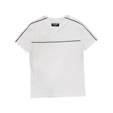 Enrico Coveri 1 Stripe T-Shirt White/Black